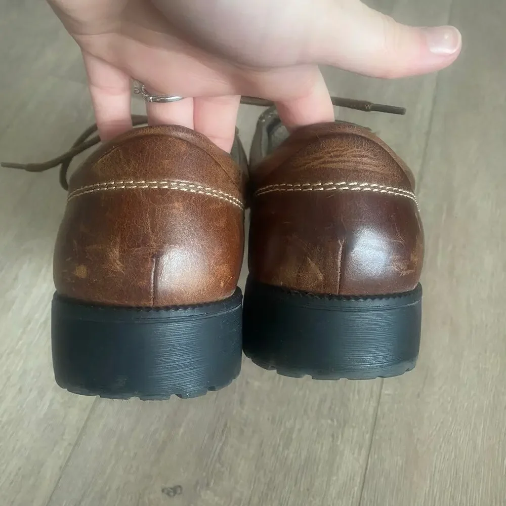 EASTLAND Mens Lacer Beams Dark Brown Leather Lace Up Boot Shoe Size 8.5 NEW‎ - Picture 5 of 8